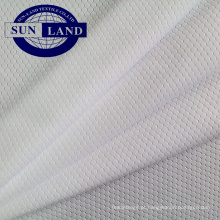 tecido 100% poliéster dri fit honeycomb para o desgaste de esportes de sublimação